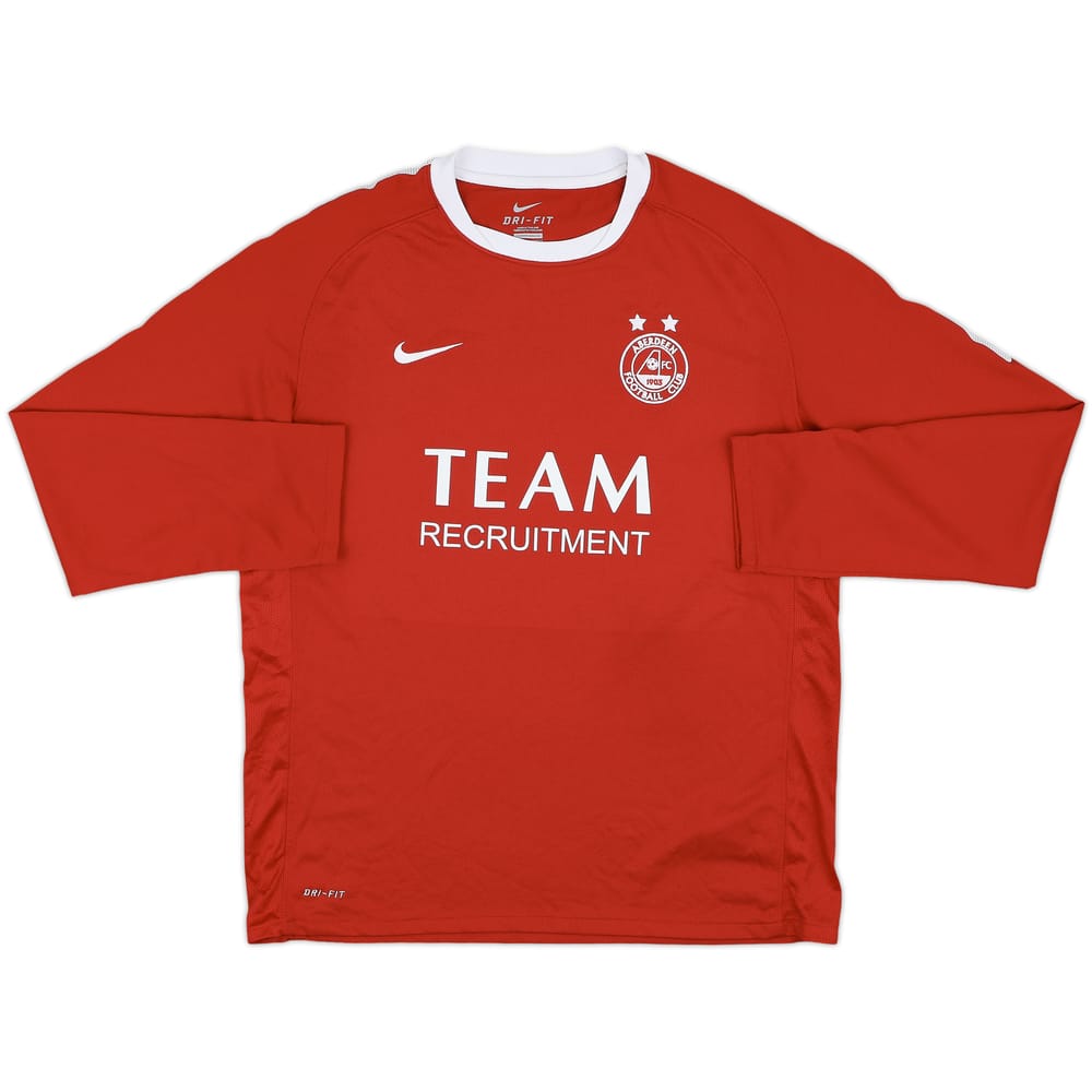 2010-11 Aberdeen Home L/S Shirt - 8/10 - (L)