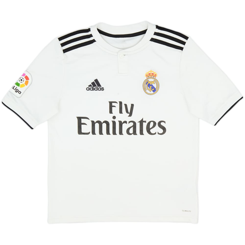2018-19 Real Madrid Home Shirt - 9/10 - (L.Boys)