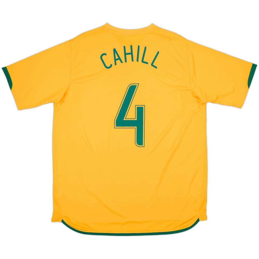 2006-08 Australia Home Shirt Cahill #4 - 8/10 - (XL)