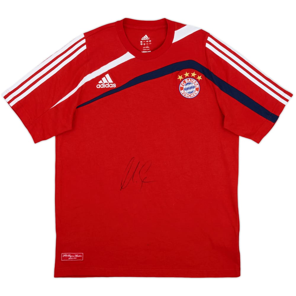2009-10 Bayern Munich adidas Signed Cotton Tee - 9/10 - (L)