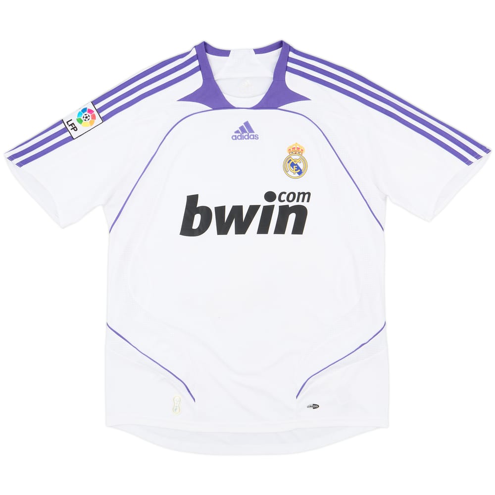 2007-08 Real Madrid Home Shirt - 6/10 - (M)