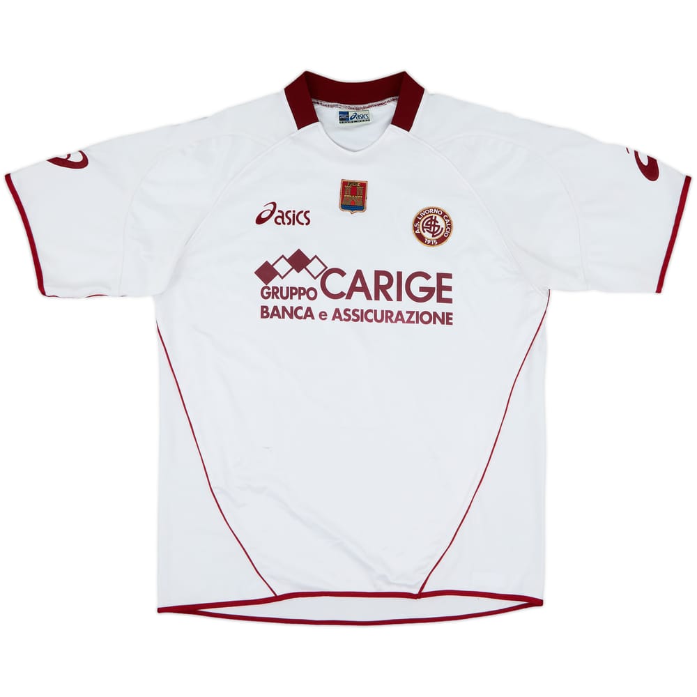 2005-06 Livorno Away Shirt Lucarelli #99 - 4/10 - (XL)
