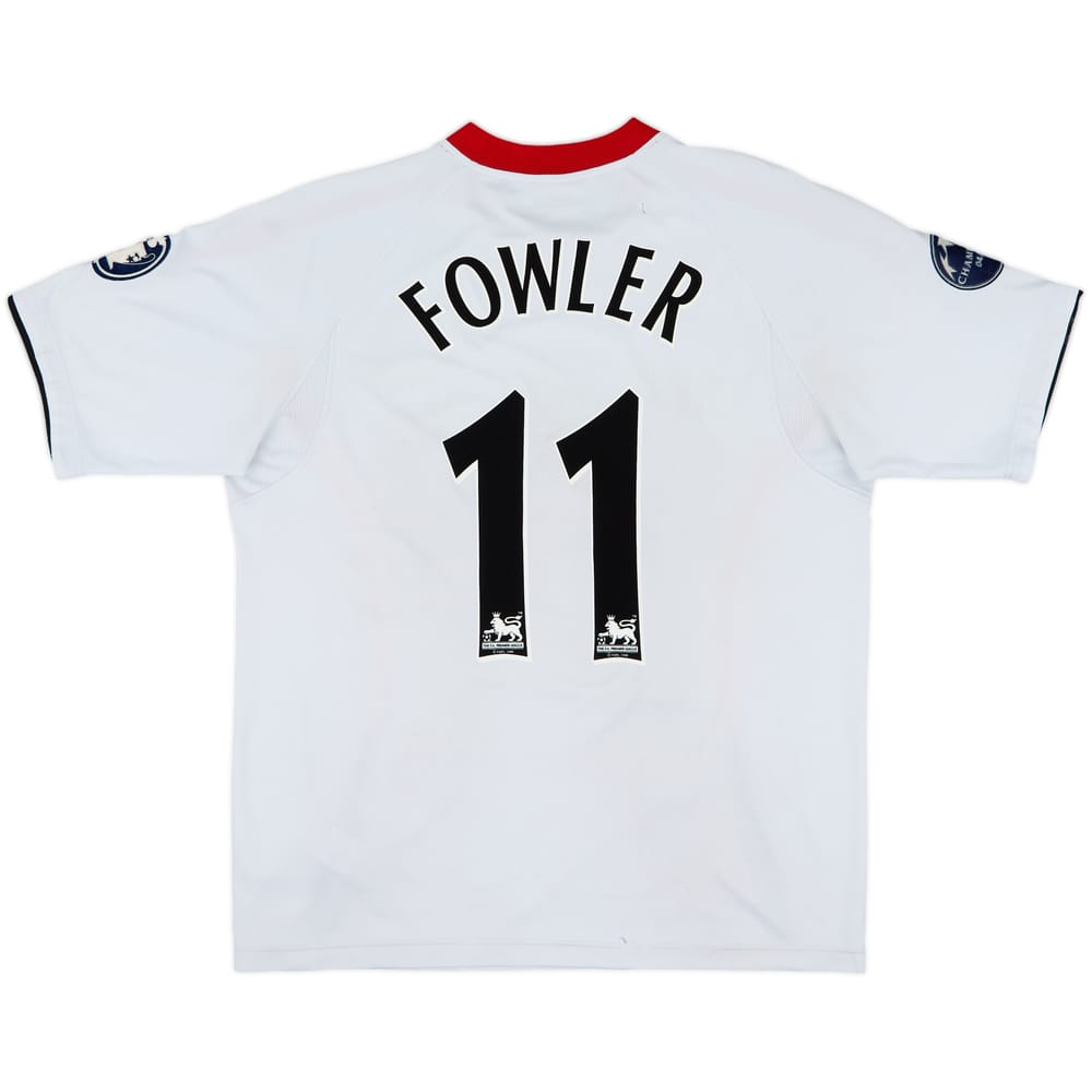 2005-06 Liverpool Away Shirt Fowler #11 - 5/10 - (L)