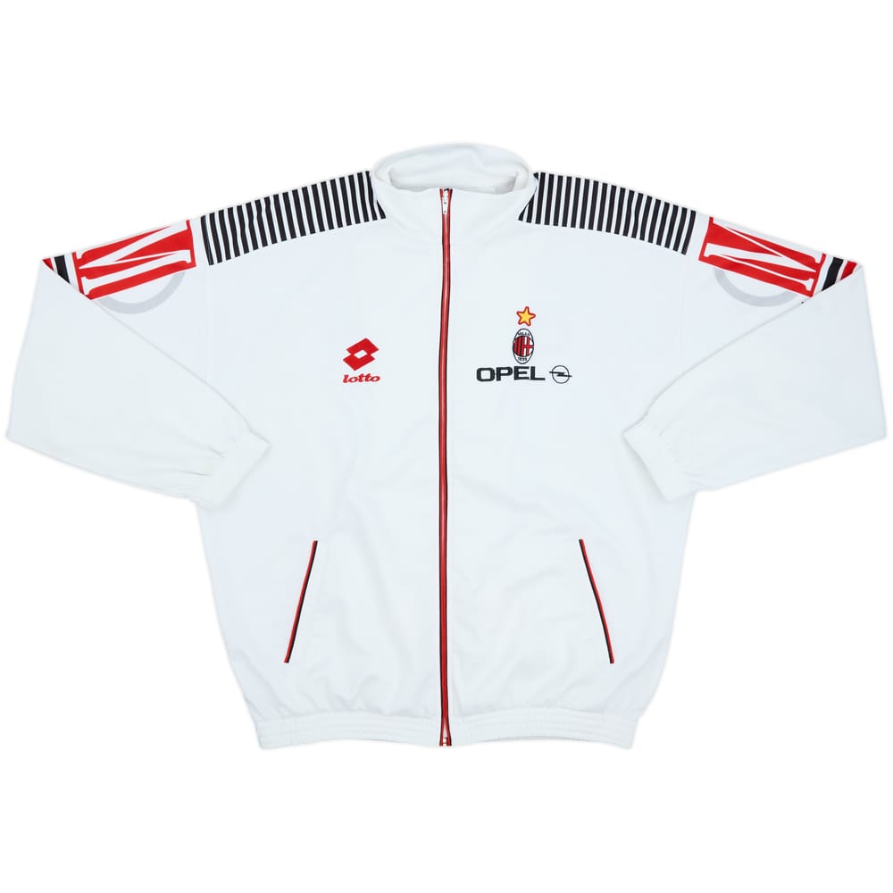 1995-96 AC Milan Lotto Track Jacket - 8/10 - (XXL)