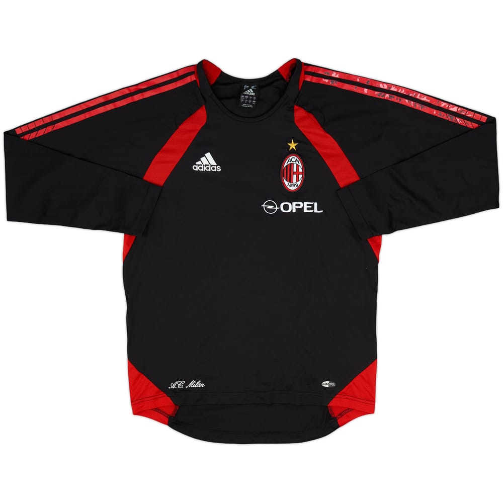 2006-07 AC Milan adidas Training L/S Shirt - 6/10 - (S)