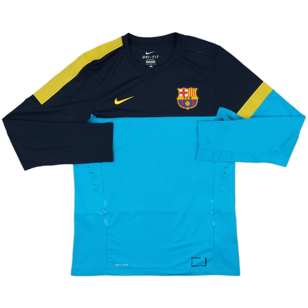 2012-13 Barcelona Player Issue Nike Training L/S Shirt - 7/10 - (M)