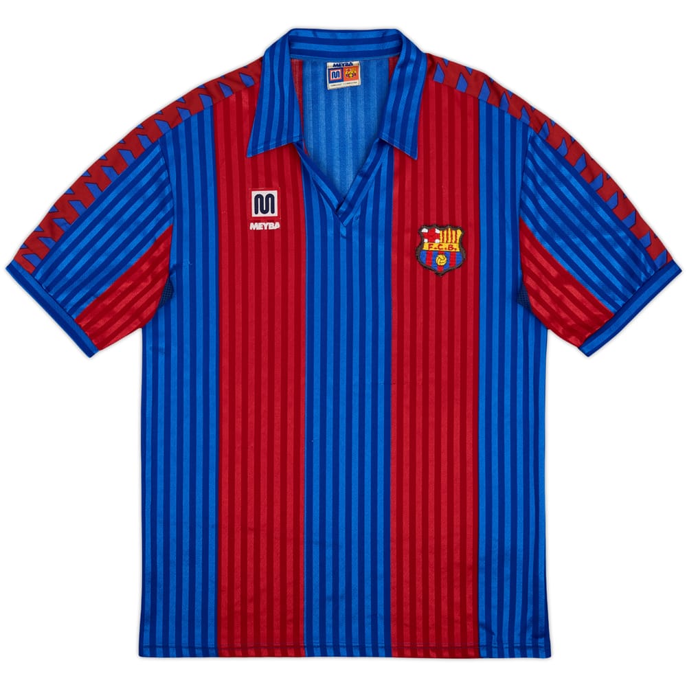 1989-92 Barcelona Home Shirt - 7/10 - (L)