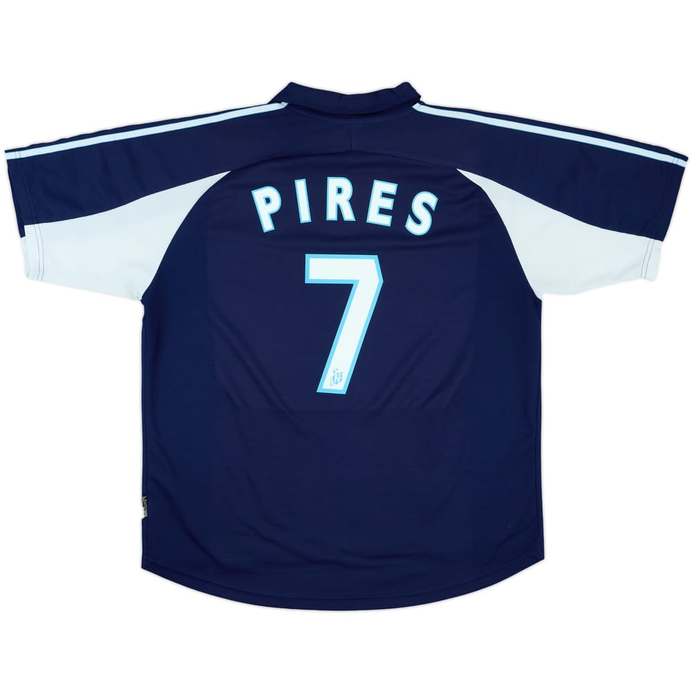 1999-00 Olympique Marseille Away Shirt Pires #7 - 7/10 - (L)