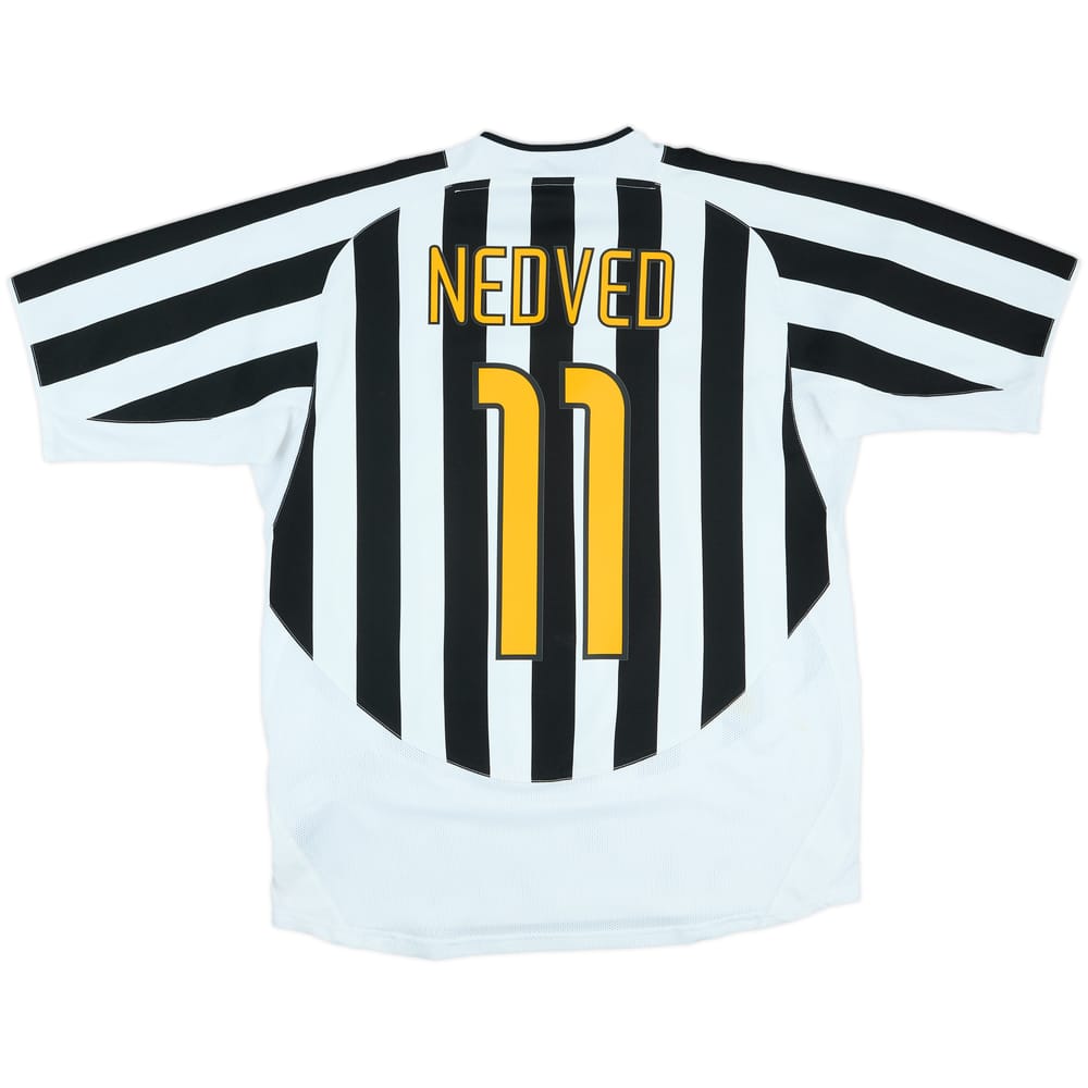 2003-04 Juventus Home Shirt Nedved #11 - 7/10 - (L)