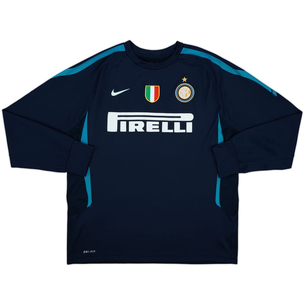 2010-11 Inter Milan Nike Drill Top - 8/10 - (XL)