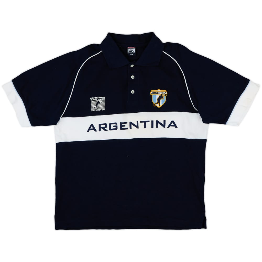 2000s Argentina Kevingston Rugby Union Polo Shirt - 9/10 - (M)