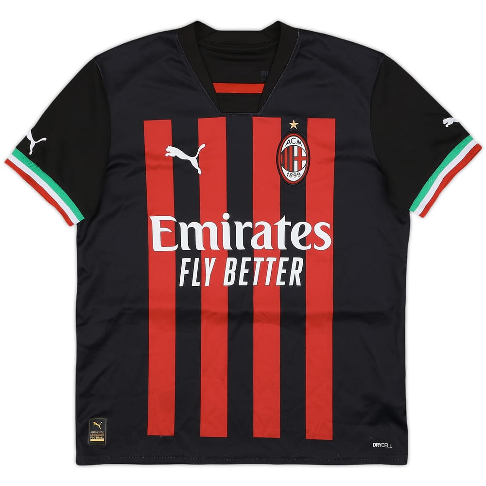 2022-23 AC Milan Home Shirt - 9/10 - (L.Boys)