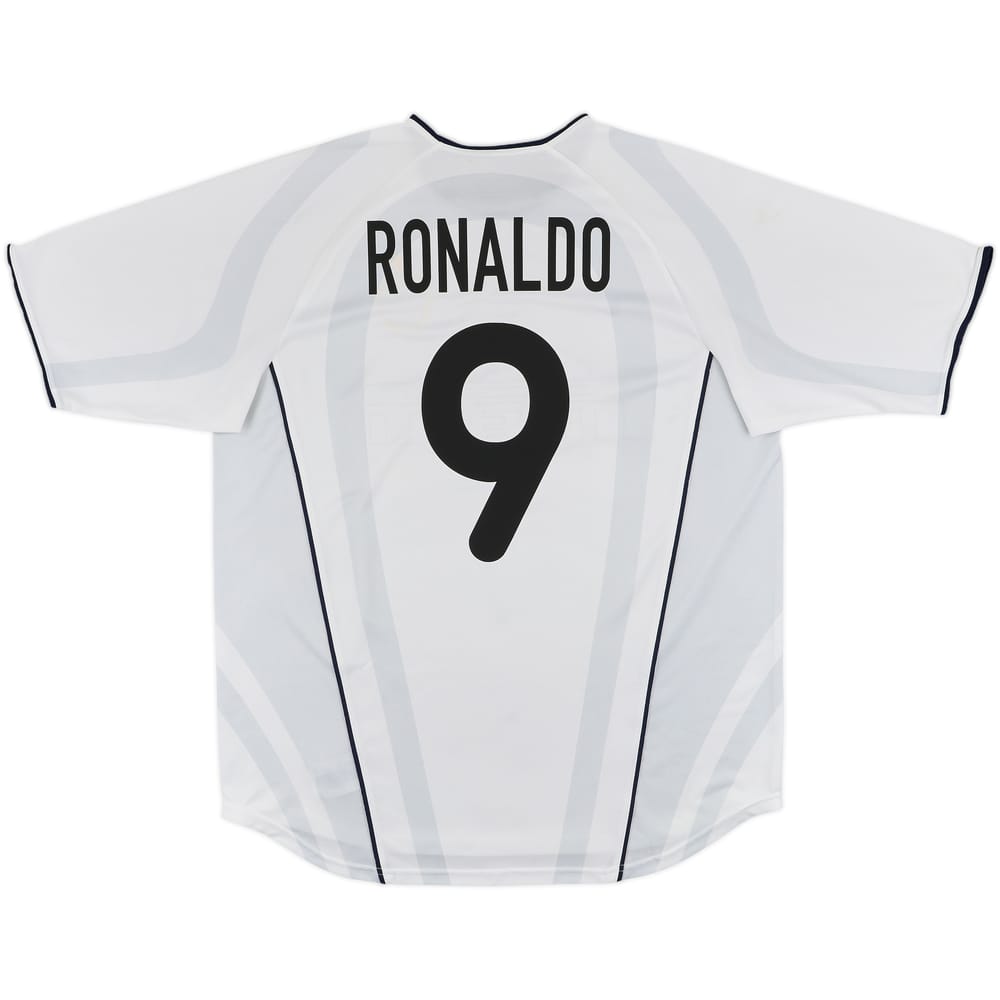2001-02 Inter Milan Away Shirt Ronaldo #9 - 9/10 - (L)