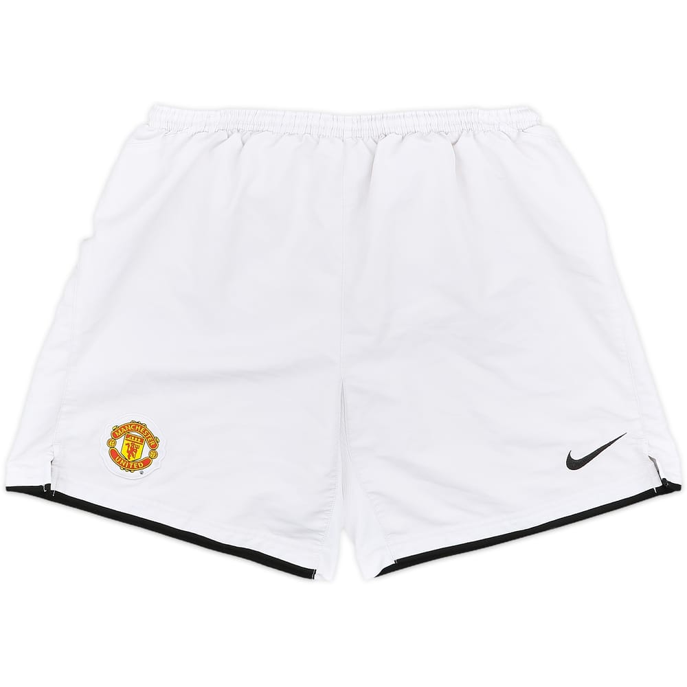 2007-08 Manchester United Home Shorts - 8/10 - (XL)