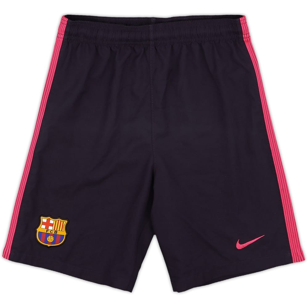 2016-17 Barcelona Away Shorts - 9/10 - (L.Boys)