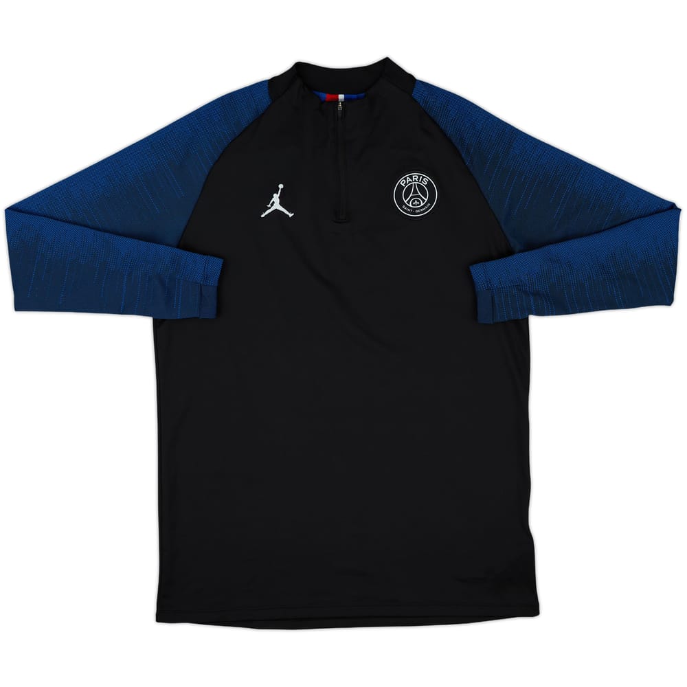 2020-21 Paris Saint-Germain Nike/Jordan 1/4 Zip Drill Top - 9/10 - (L)