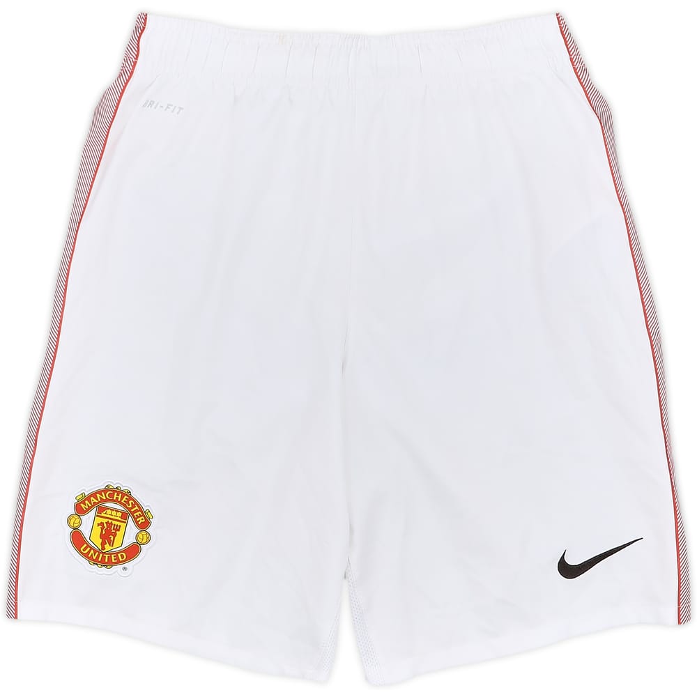2012-13 Manchester United Home Shorts - 7/10 - (L.Boys)