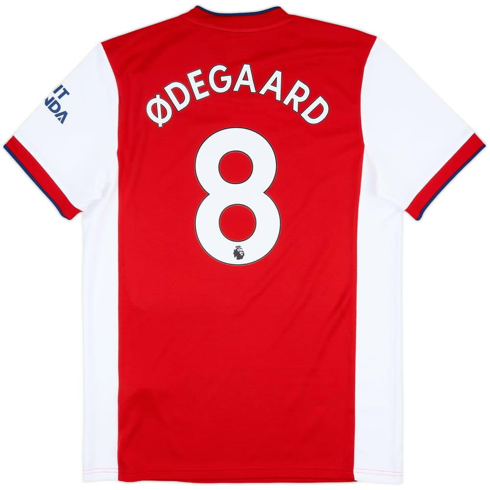 2021-22 Arsenal Home Shirt Odegaard #8 (L)