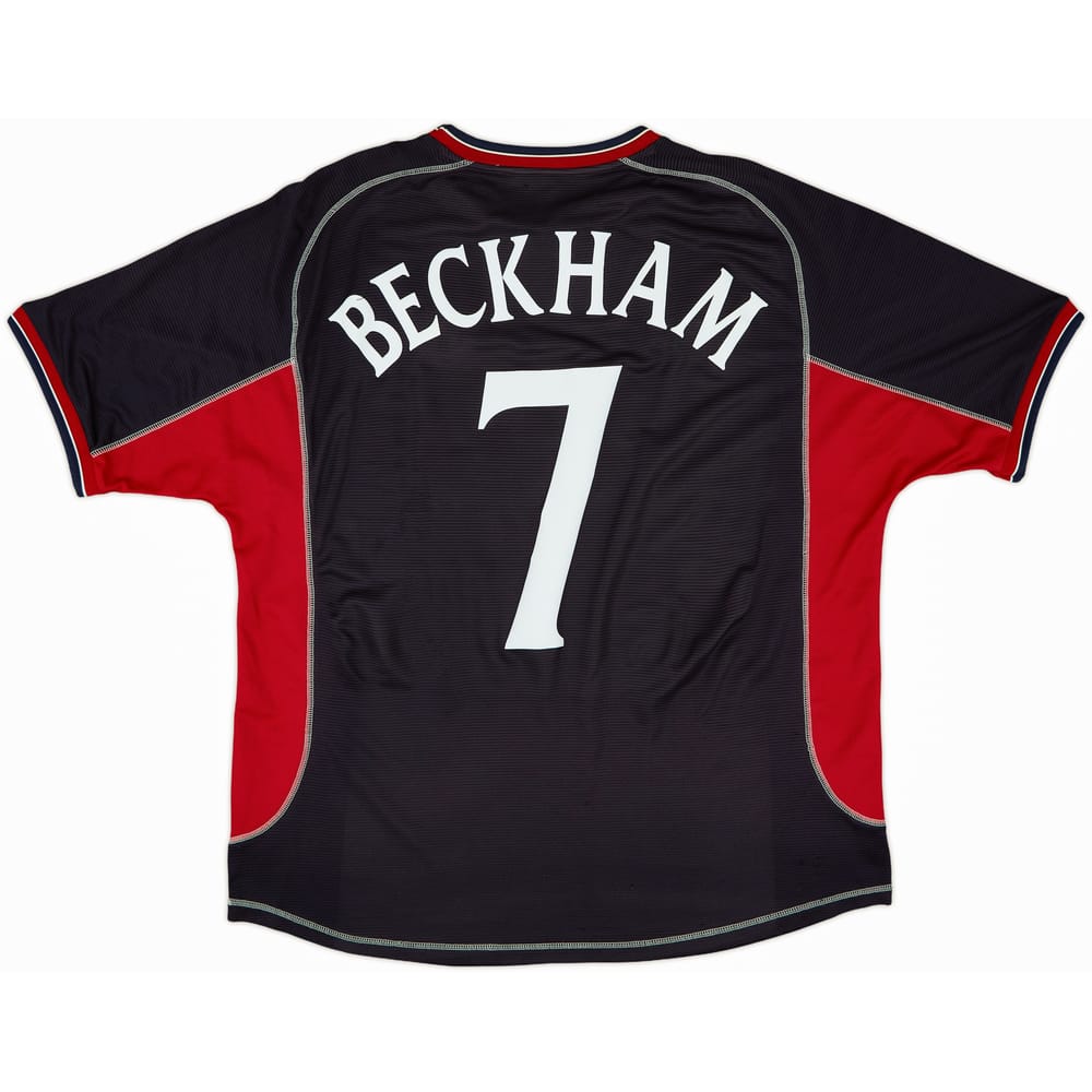 2000-01 Manchester United Third Shirt Beckham #7 - 8/10 - (XL)