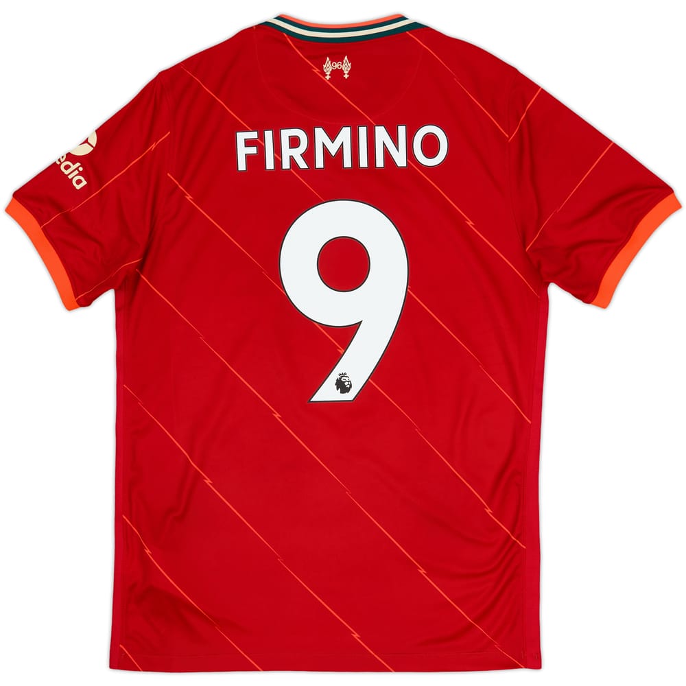 2021-22 Liverpool Home Shirt Firmino #9 - 9/10 - (M)