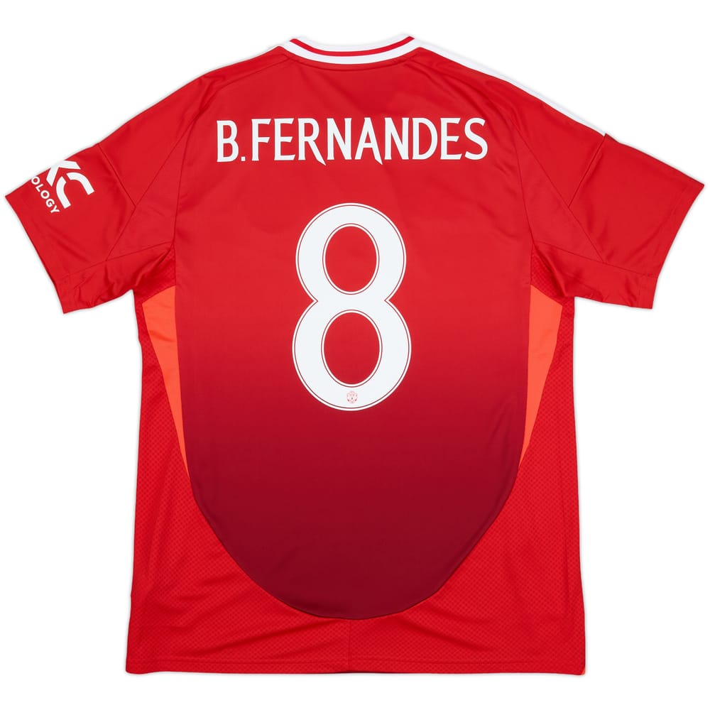 2024-25 Manchester United Home Shirt B.Fernandes #8 (L)