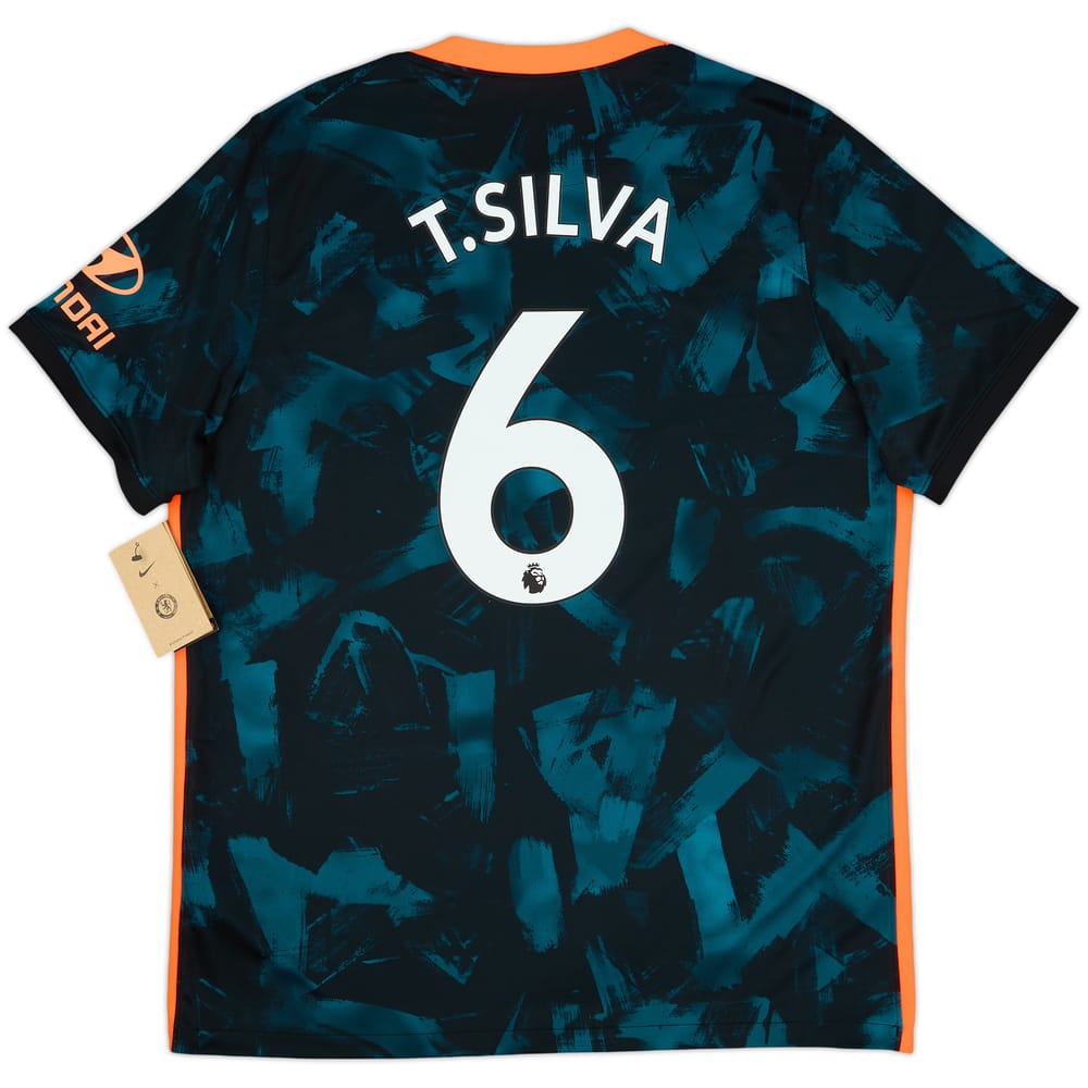 2021-22 Chelsea Third Shirt T.Silva #6 (XL)