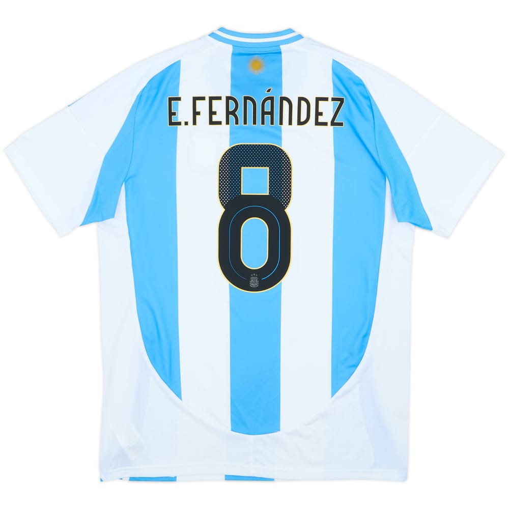 2024-25 Argentina Home Shirt E.Fernandez #8 (L)