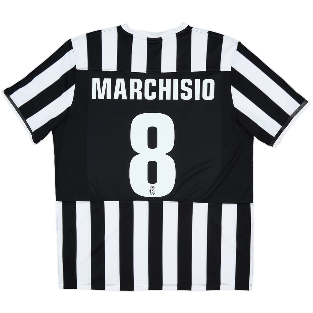 2013-14 Juventus Home Shirt Marchisio #8 - 9/10 - (XL)