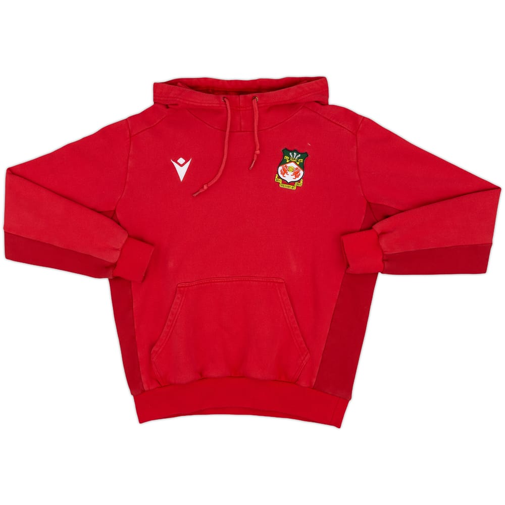 2020-21 Wrexham Macron Hooded Top - 8/10 - (L)