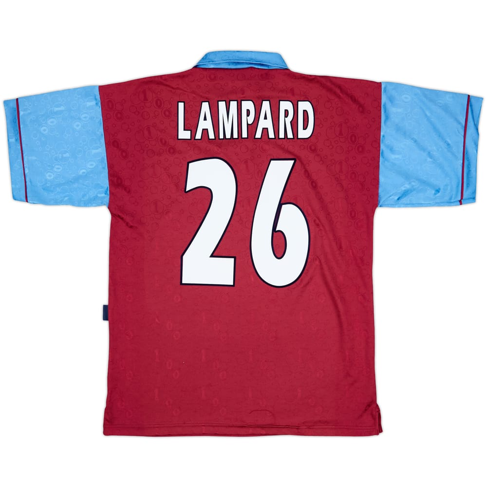 1995-97 West Ham Centenary Home Shirt Lampard #26 - 8/10 - (M)