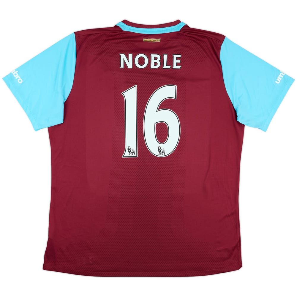 2015-16 West Ham 'Boleyn' Home Shirt Noble #16 - 9/10 - (XXL)