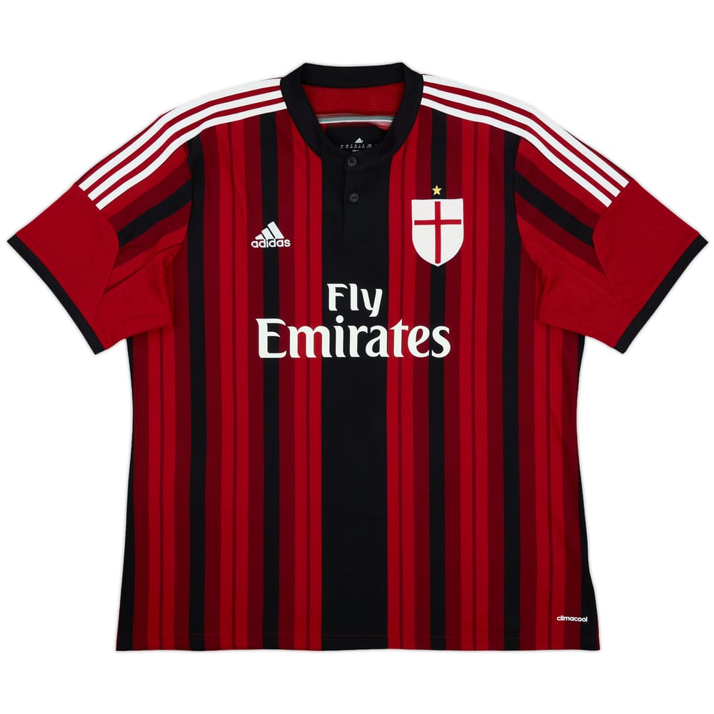 2014-15 AC Milan Home Shirt - 10/10 - (XXL)