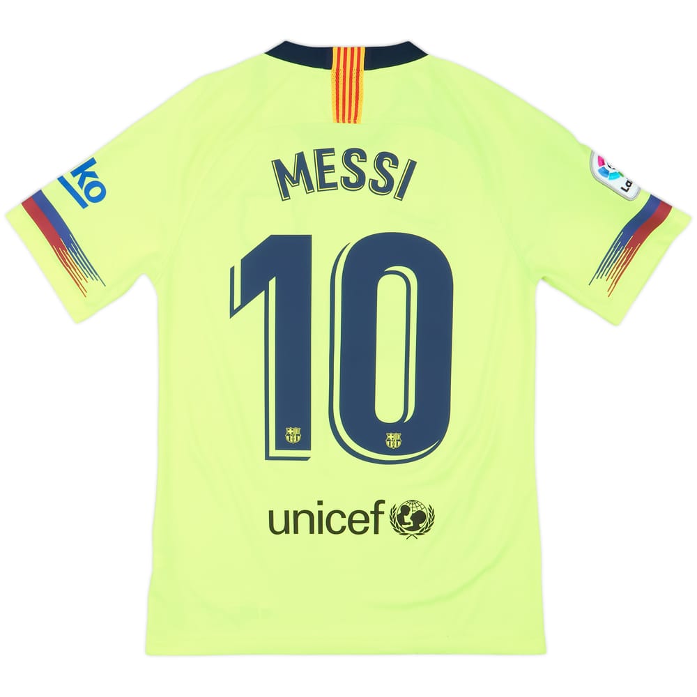 2018-19 Barcelona Away Shirt Messi #10 - 8/10 - (S)