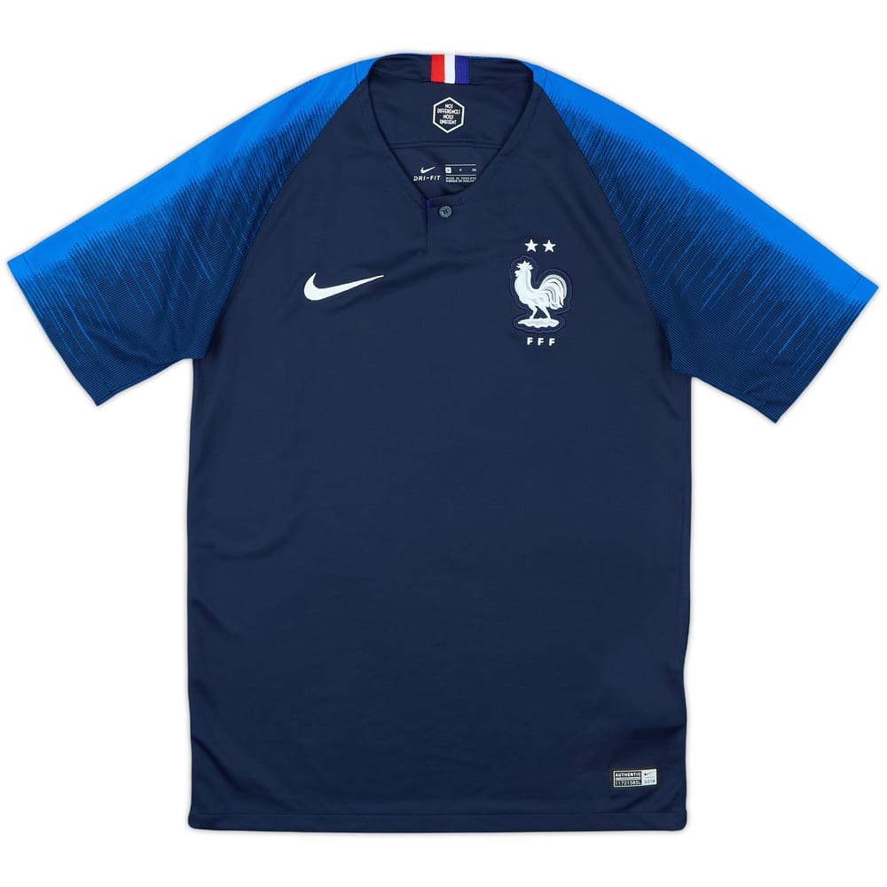 2018 France Home Shirt - 10/10 - (S)