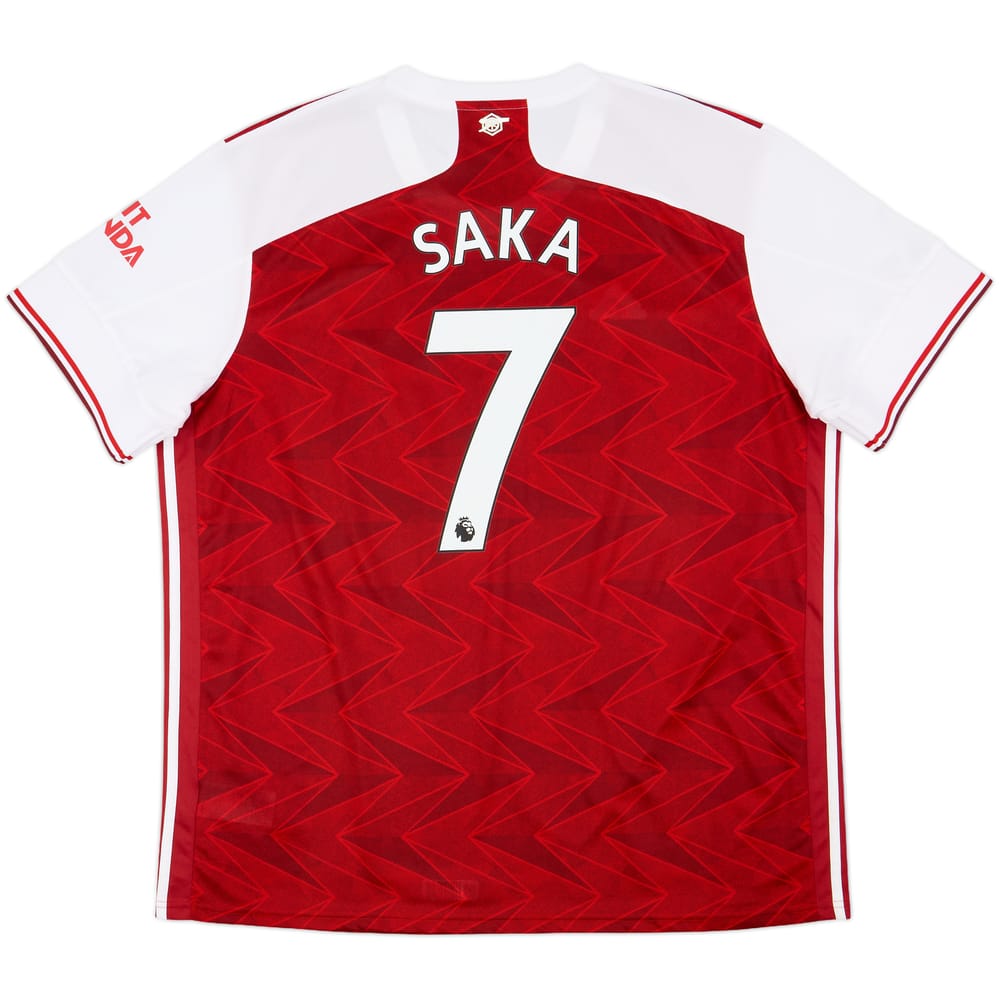 2020-21 Arsenal Home Shirt Saka #7 - 10/10 - (XXL)