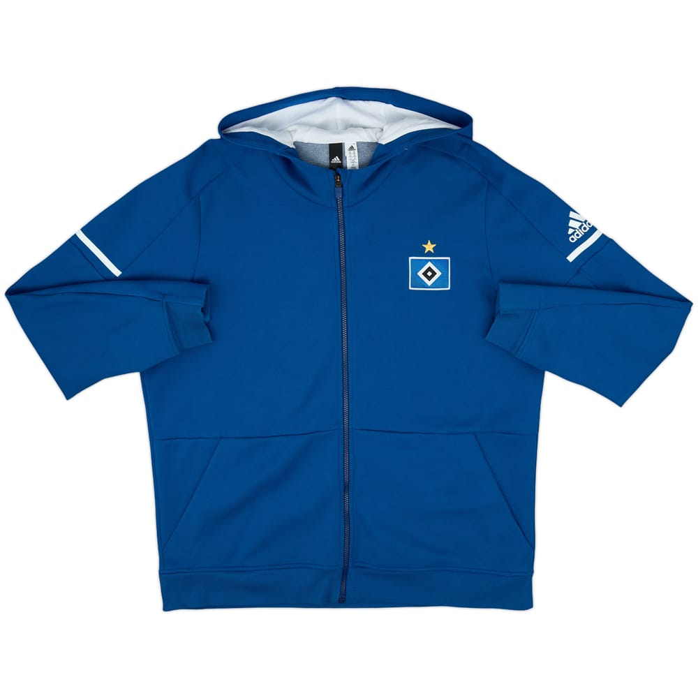 2017-18 Hamburg adidas Hooded Track Jacket - 9/10 - (XXL)