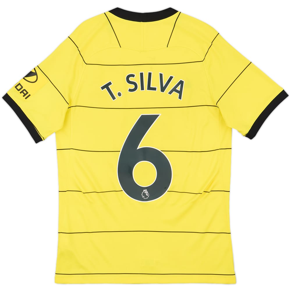 2021-22 Chelsea Away Shirt T.Silva #6 - 7/10 - (S)