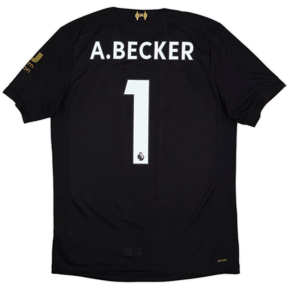 2019-20 Liverpool GK S/S Shirt A.Becker #1 - 6/10 - (M)
