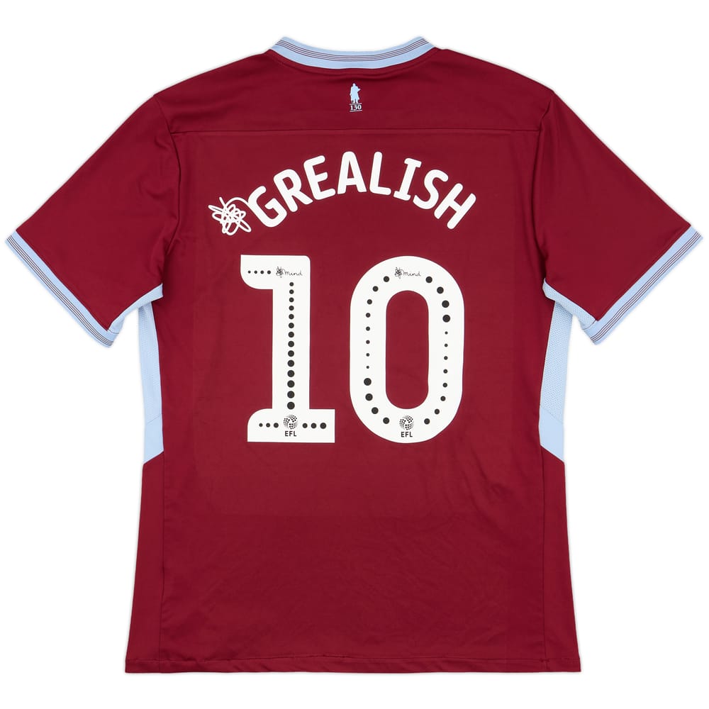 2018-19 Aston Villa Home Shirt Grealish #10 - 6/10 - (L)