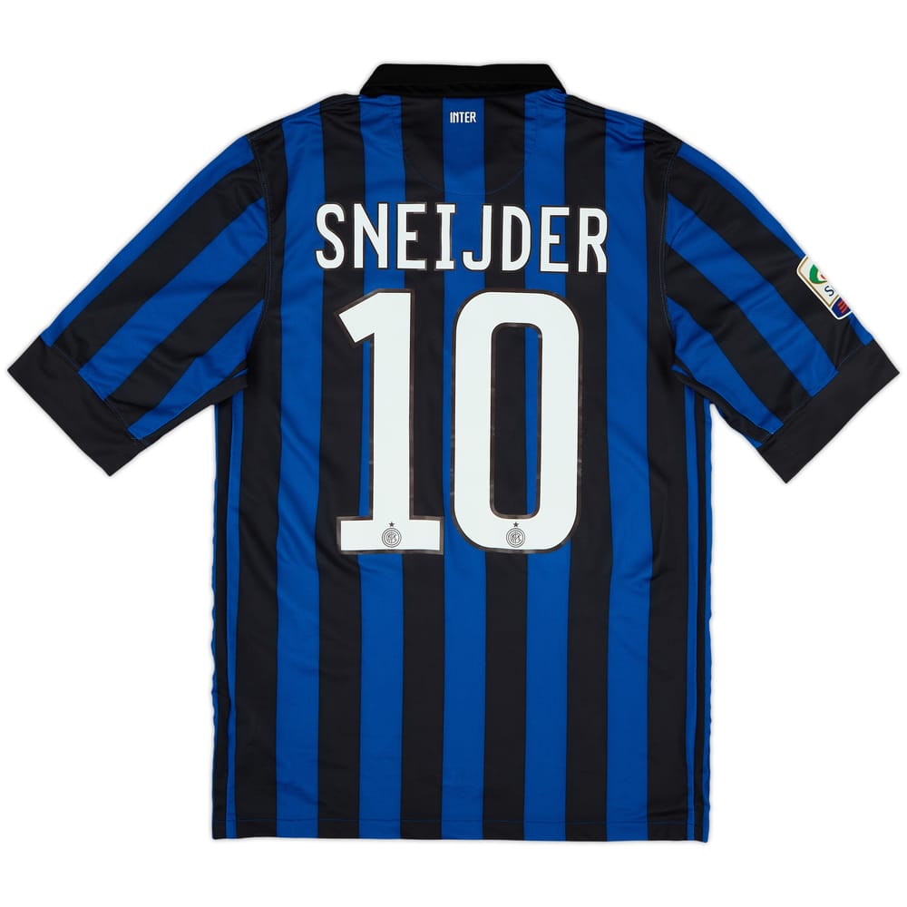 2011-12 Inter Milan Home Shirt Sneijder #10 - 10/10 - (S)