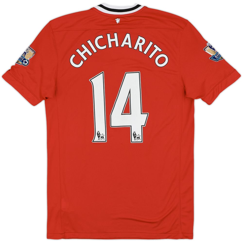 2011-12 Manchester United Home Shirt Chicharito #14 - 6/10 - (M)