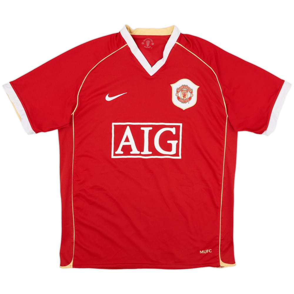 2006-07 Manchester United Home Shirt - 5/10 - (L)