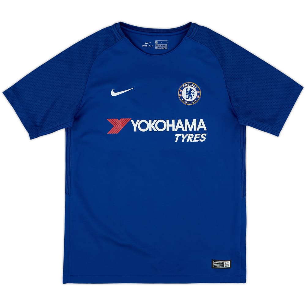 2017-18 Chelsea Home Shirt - 10/10 - (L.Boys)