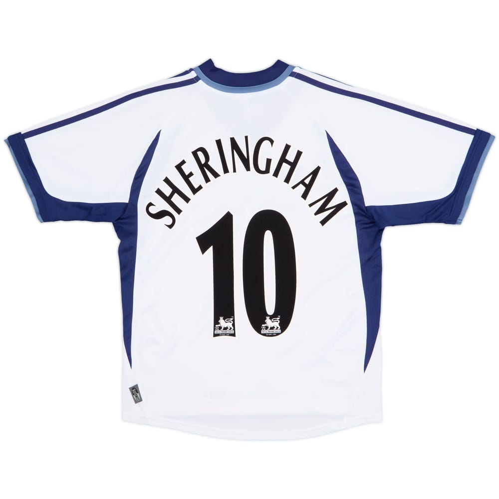 2001-02 Tottenham Home Shirt Sheringham #10 - 8/10 - (S)