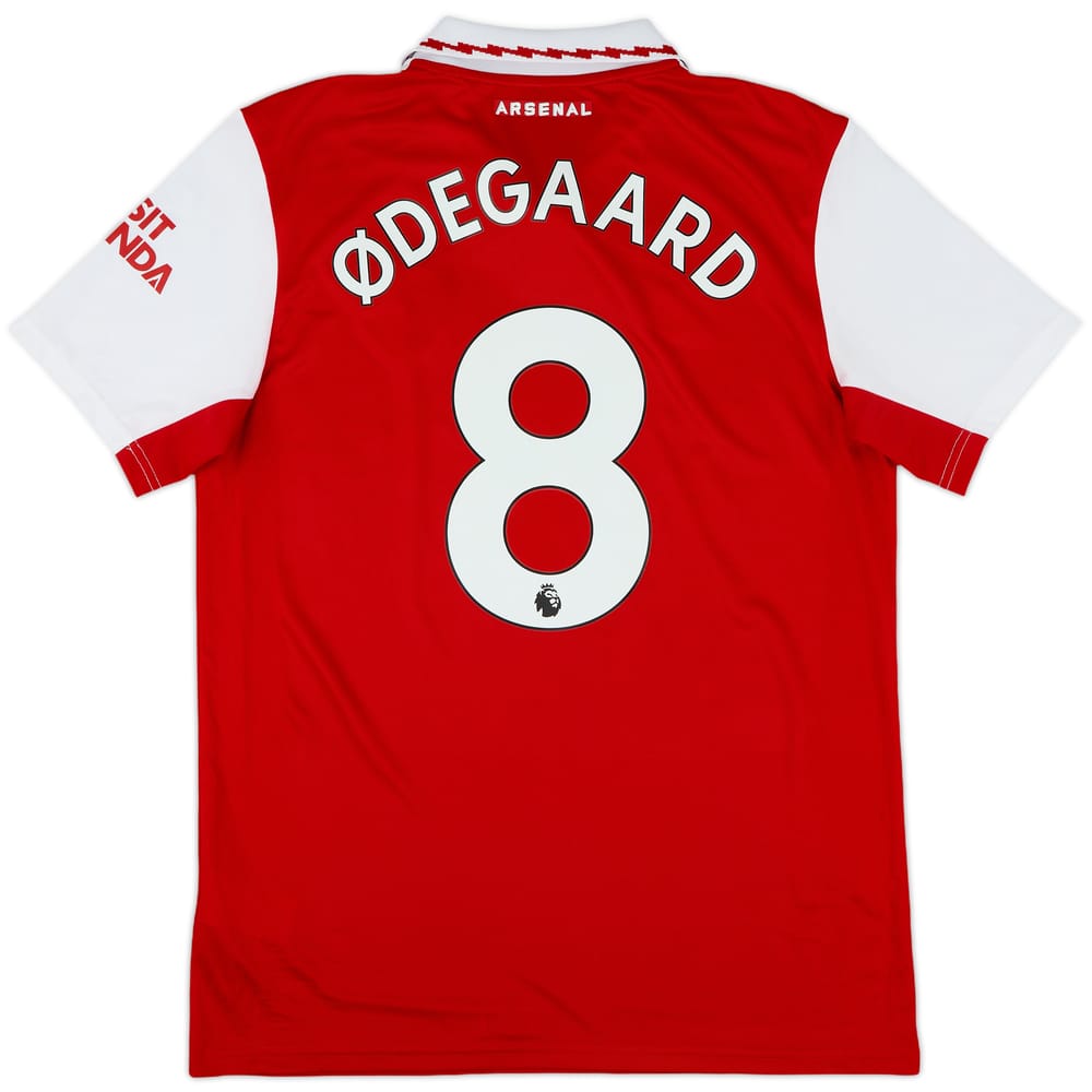 2022-23 Arsenal Home Shirt Odegaard #8 - 9/10 - (M)