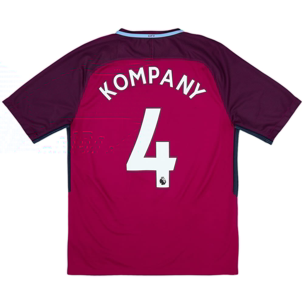 2017-18 Manchester City Away Shirt Kompany #4 - 8/10 - (M)