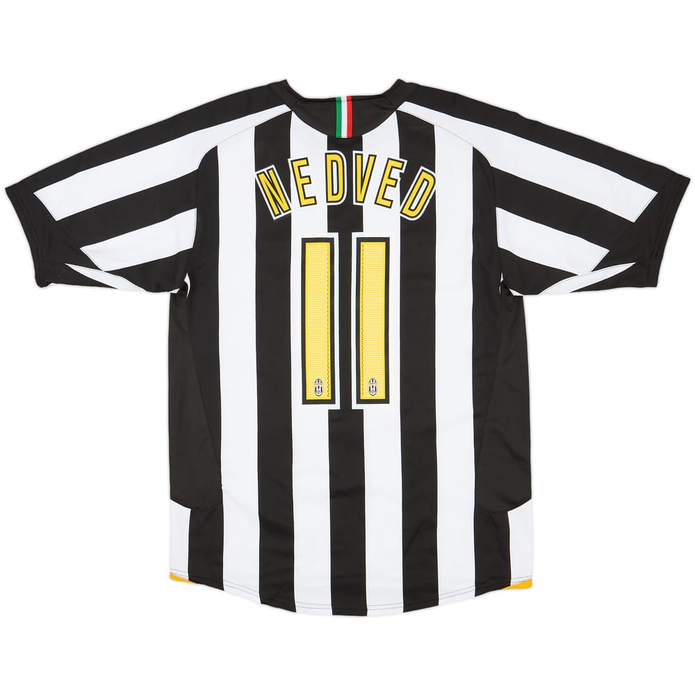 2005-06 Juventus Home Shirt Nedved #11 - 8/10 - (L)