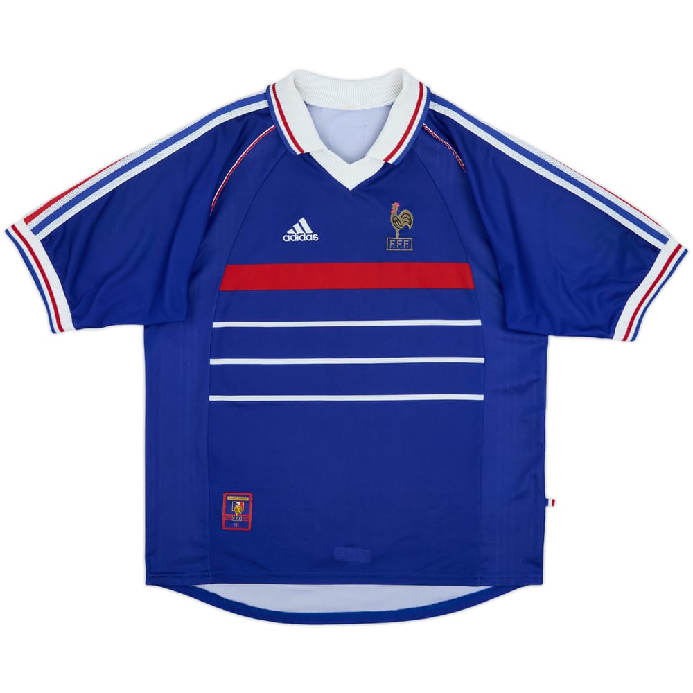 1998-00 France Home Shirt - 8/10 - (XL)
