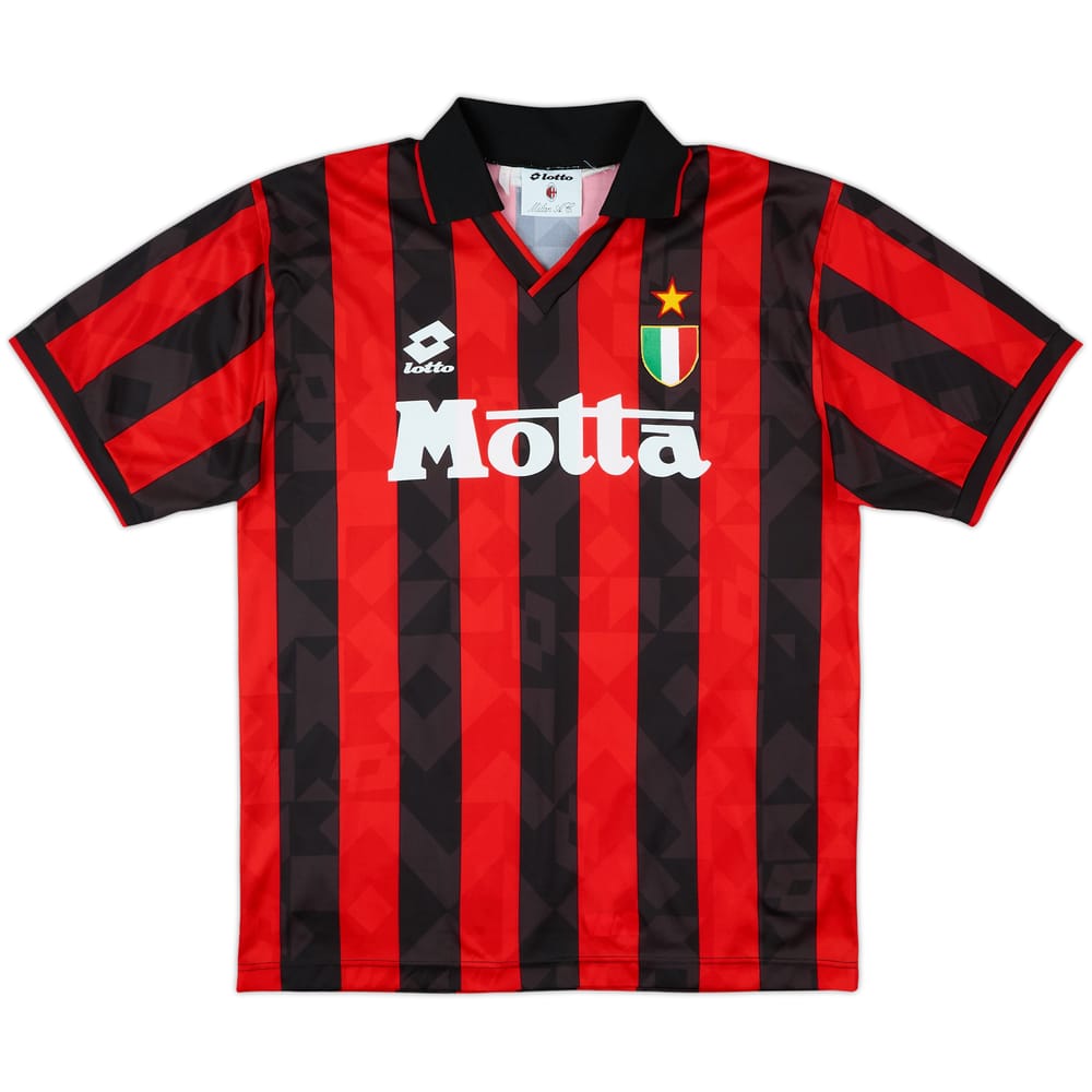 1993-94 AC Milan Home Shirt - 9/10 - (L)