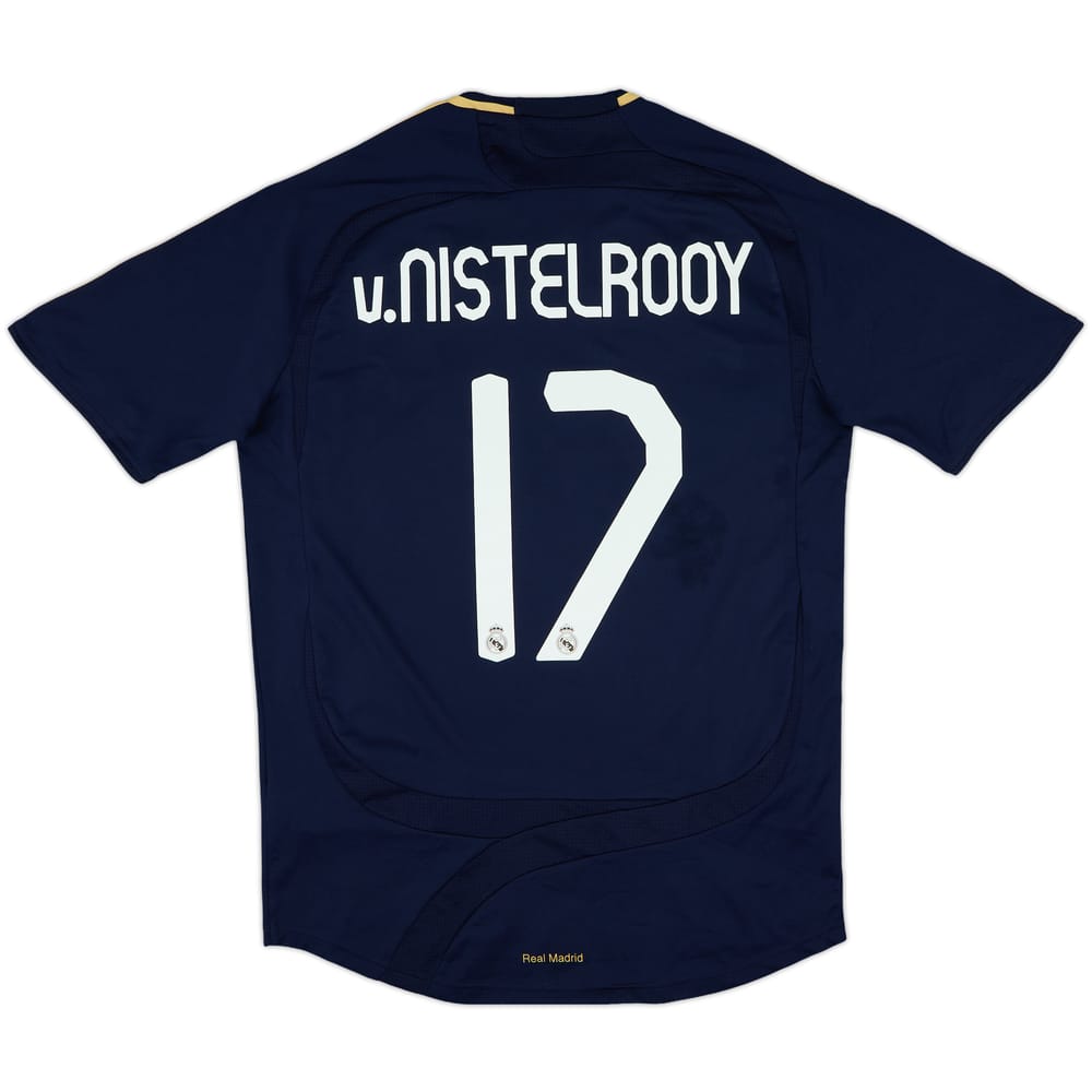 2007-08 Real Madrid Away Shirt v. Nistelrooy #17 - 8/10 - (L)